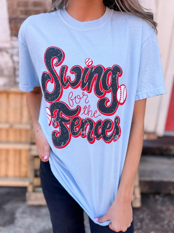SWING FOR THE FENCES TEE (S-2X)